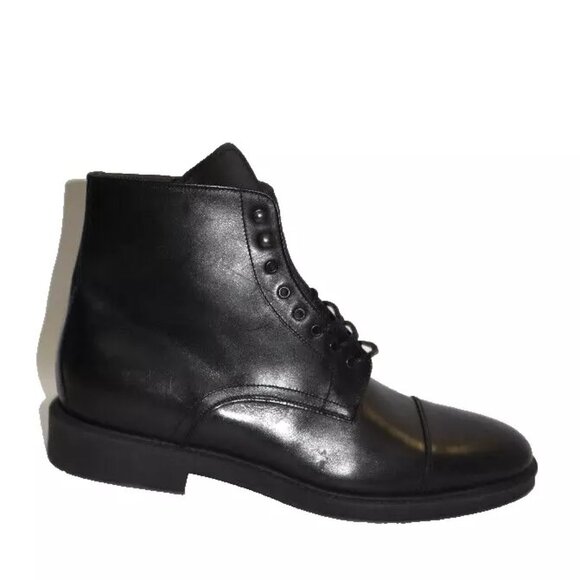 New! To Boot New York Laird Leather Combat Ankle Boots Lace...